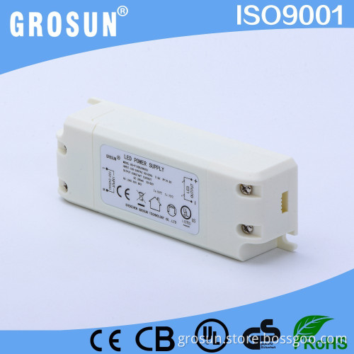 Long performance life LED power supply CE ROHS certification 0.35A with white Shell
